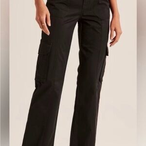 Abercrombie & Fitch Black Straight Leg Pants